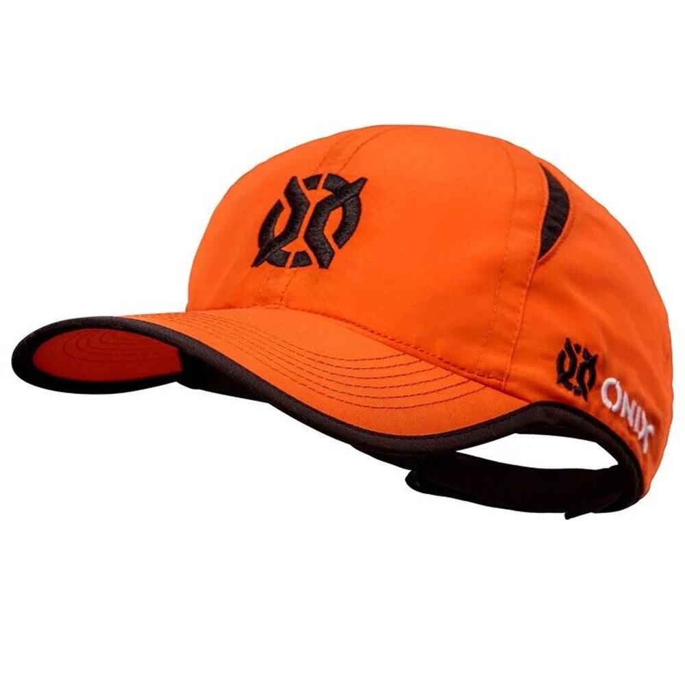 Onix Premier Lite Adjustable Pickleball Hat Bright Orange Lightweight Wicking
